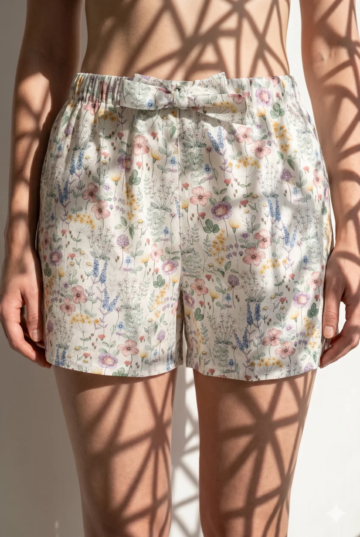 Short long femme - Fleurs sauvages