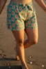 short femme papaye coton