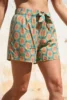 short femme papaye coton
