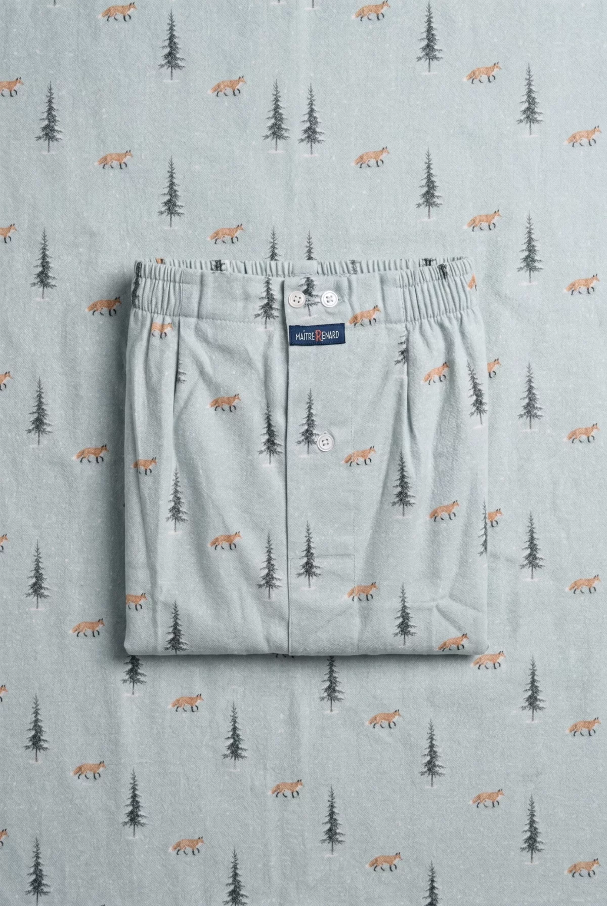 Caleçon homme classique - Renard neige
