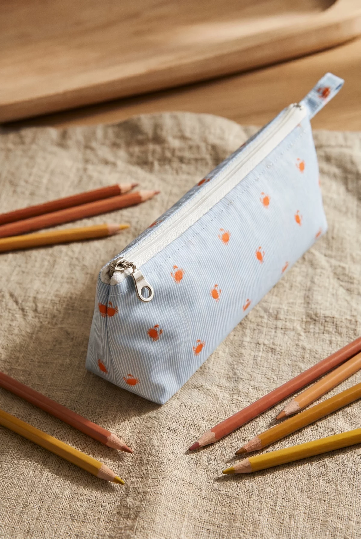 Trousse crayons - Crabes